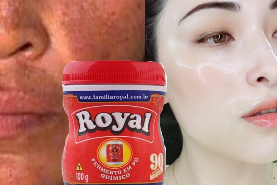 Pó Royal: Receita caseira de máscara facial para clareamento de pele!