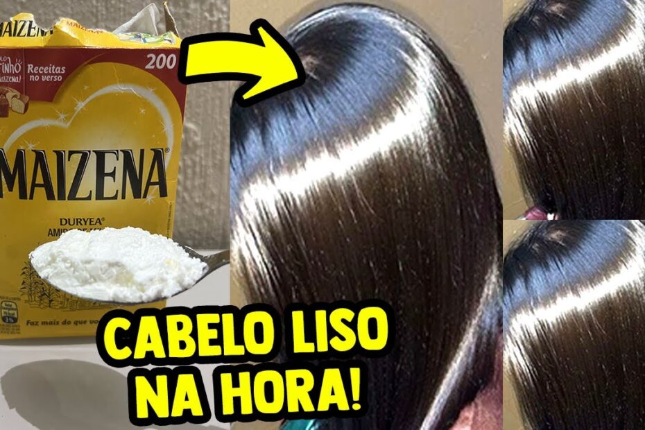 Cabelo Liso Com Maizena: Como Ter Cabelo Liso Escorrido Sem Química